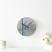 Claude Monet Grand Canal Venedig Italien Reisen Runde Wanduhr (Zuhause)