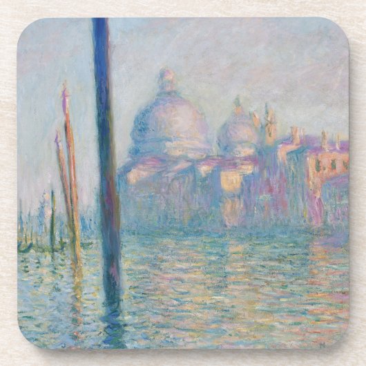 Claude Monet Grand Canal Venedig Italien Reisen Untersetzer (Vorderseite)