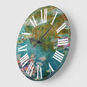 Claude Monet Große Wanduhr (Winkel)