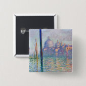 Claude Monet - Großer Kanal, Venedig Button (Vorne & Hinten)