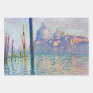 Claude Monet - Großer Kanal, Venedig Geschenkpapier Set