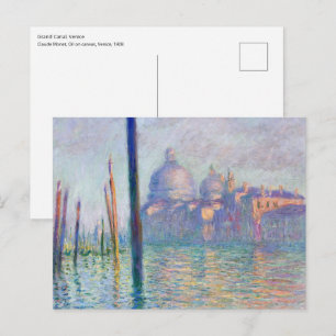 Claude Monet - Großer Kanal, Venedig Postkarte