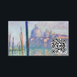 Claude Monet - Großkanal, Venedig - QR-Code Visitenkarte<br><div class="desc">Der Canale Grande,  Venedig - Claude Monet,  Oil on Leinwand,  1908</div>