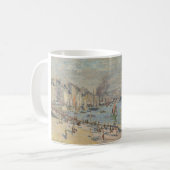 Claude Monet - Hafen von Le Havre Kaffeetasse (Vorderseite Links)