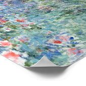 Claude Monet | Haus in Giverny unter den Rose Poster (Ecke)