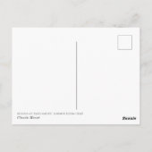 Claude Monet. Häuser des Parlaments London. Blau Postkarte (Rückseite)