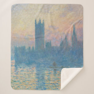 Claude Monet Häuser des Parlaments Sonnenuntergang Sherpadecke