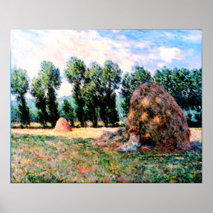 Claude Monet - Haystack bei Giverny Poster