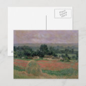 Claude Monet | Haystack in Giverny, 1886 Postkarte (Vorne/Hinten)