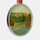 Claude Monet // Haystacks Ornament Aus Metall (Rechts)