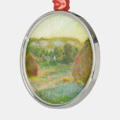 Claude Monet // Haystacks Ornament Aus Metall (Links)