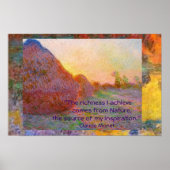 Claude Monet Haystacks Poster (Vorne)