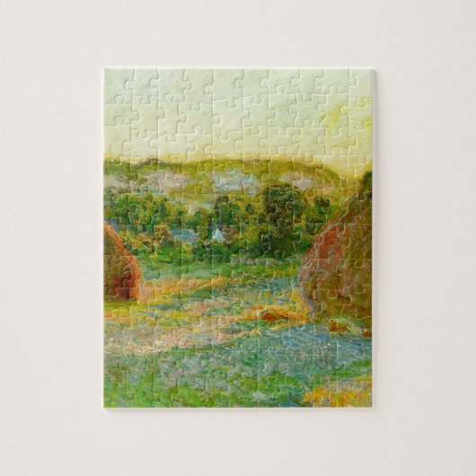 Claude Monet // Haystacks Puzzle (Vertikal)