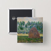Claude Monet - Heuhaufen bei Giverny Button (Vorne & Hinten)