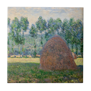 Claude Monet - Heuhaufen bei Giverny Fliese