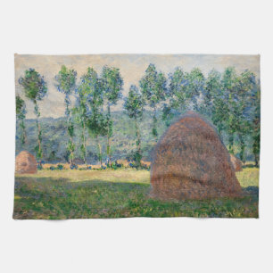 Claude Monet - Heuhaufen bei Giverny Geschirrtuch