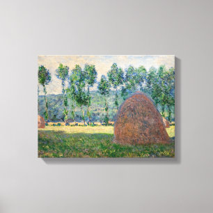 Claude Monet - Heuhaufen bei Giverny Leinwanddruck