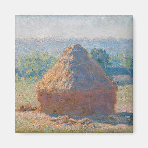 Claude Monet - Heuschober, Ende des Sommers Magnet