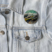 Claude Monet-Himmel bewölkt Boots-Schiffs-Seeozean Button (Beispiel)