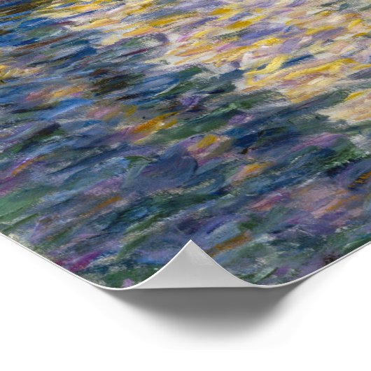 Claude Monet - Hoges-Palast Poster (Ecke)