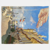 Claude Monet - Hotel des Roches Noires, Trouville Fleecedecke (Vorderseite (Horizontal))