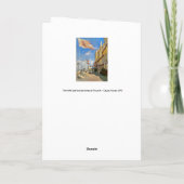 Claude Monet - Hotel des Roches Noires, Trouville Karte (Rückseite)