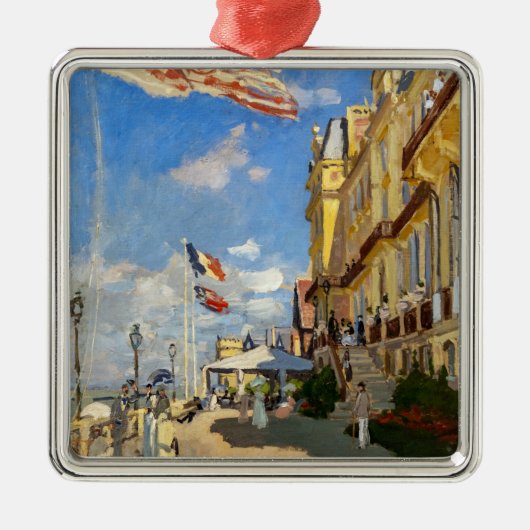 Claude Monet - Hotel des Roches Noires, Trouville Ornament Aus Metall (Vorne)