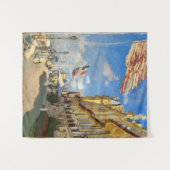 Claude Monet - Hotel des Roches Noires, Trouville Wandteppich (Vorderseite (Horizontal))