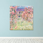 Claude Monet – House Among the Roses – 1919 Leinwanddruck (Insitu (Holzboden))