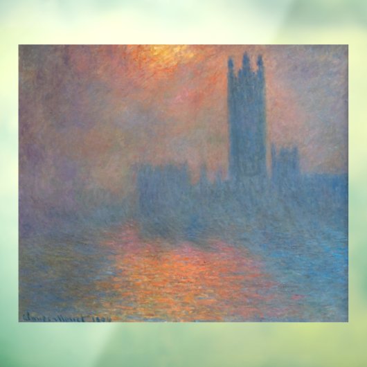 Claude Monet - Houses of Parliament London Fensteraufkleber (Blatt 3)