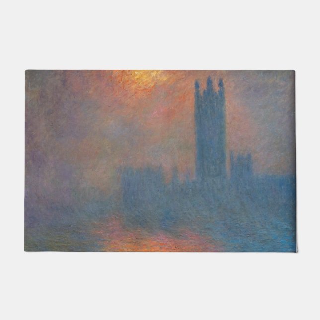 Claude Monet - Houses of Parliament London Fußmatte (Vorderseite)