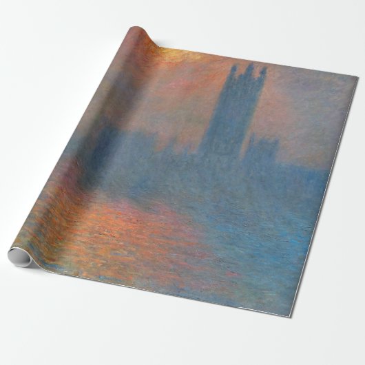 Claude Monet - Houses of Parliament London Geschenkpapier (Ungerollt)