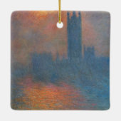 Claude Monet - Houses of Parliament London Keramikornament (Rückseite)