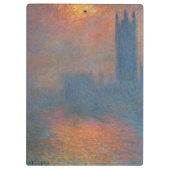 Claude Monet - Houses of Parliament London Klemmbrett (Rückseite)