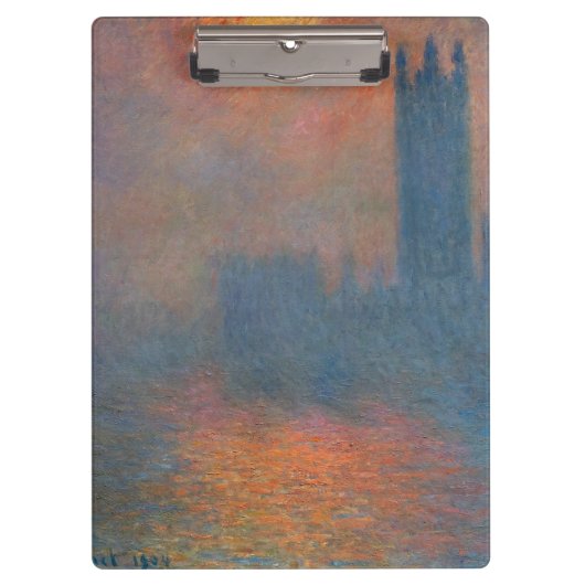 Claude Monet - Houses of Parliament London Klemmbrett (Vorderseite)