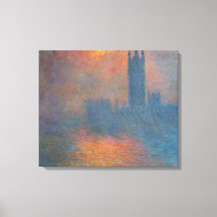 Claude Monet - Houses of Parliament London Leinwanddruck