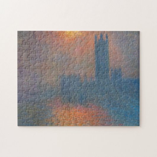 Claude Monet - Houses of Parliament London Puzzle (Horizontal)
