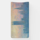 Claude Monet Houses of Parliament Sunset Banner (Vertikal)