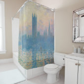 Claude Monet Houses of Parliament Sunset Duschvorhang (Beispiel)