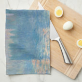 Claude Monet Houses of Parliament Sunset Geschirrtuch (Viertel Falte)