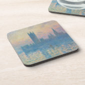 Claude Monet Houses of Parliament Sunset Getränkeuntersetzer (Linke Seite)