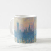 Claude Monet Houses of Parliament Sunset Kaffeetasse (Vorderseite Links)