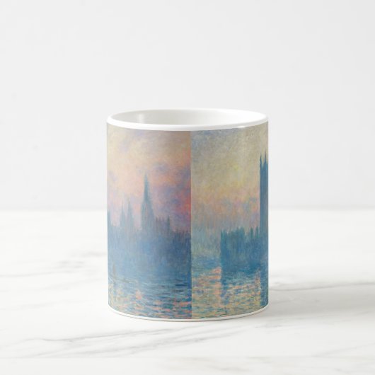 Claude Monet Houses of Parliament Sunset Kaffeetasse (Mittel)