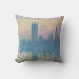 Claude Monet Houses of Parliament Sunset Kissen