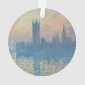 Claude Monet Houses of Parliament Sunset Ornament (Rückseite)