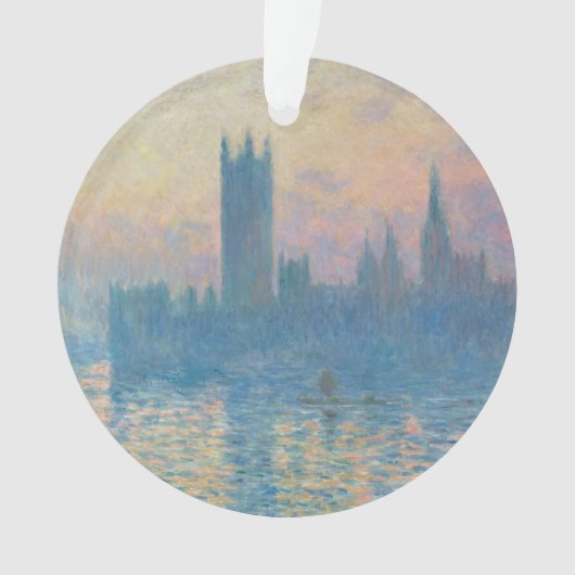Claude Monet Houses of Parliament Sunset Ornament (Vorderseite)