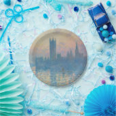 Claude Monet Houses of Parliament Sunset Pappteller (Party)