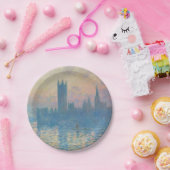 Claude Monet Houses of Parliament Sunset Pappteller (Party)