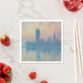 Claude Monet Houses of Parliament Sunset Serviette (Beispiel)