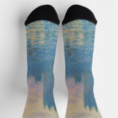 Claude Monet Houses of Parliament Sunset Socken (Oben)